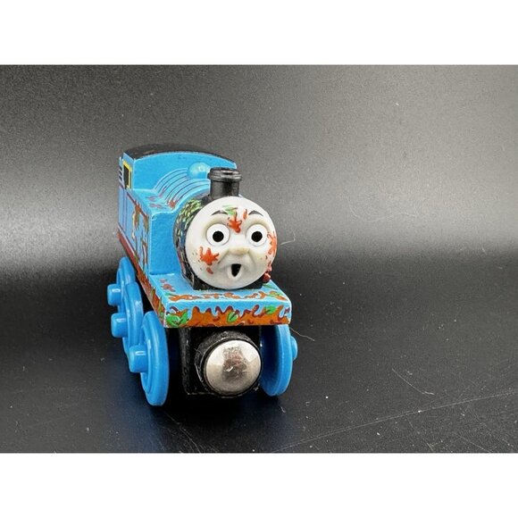 Mud Covered Thomas The Train Wooden Railway Vtg 2003 Learning Curve Engine - Picture 3 of 13
